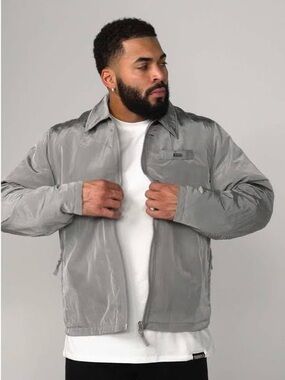 NWT YoungLA Crinkled Lightweight Track Jacket/Windbreaker